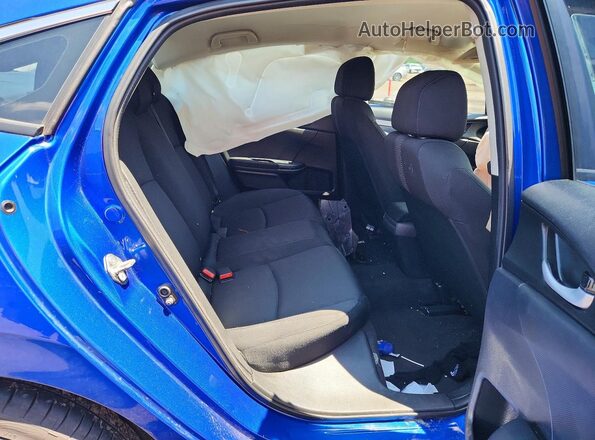 19XFC2F67KE016649 2019 HONDA CIVIC Blue Vista de los asientos traseros
