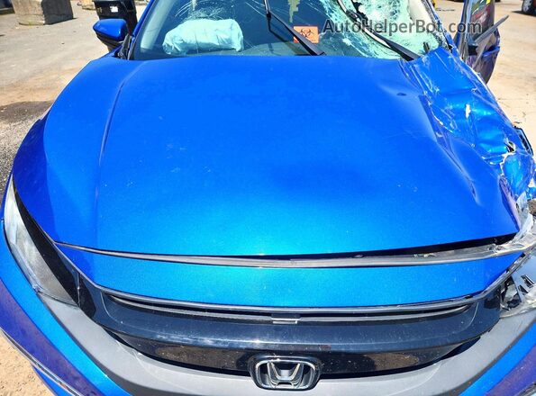 19XFC2F67KE016649 2019 HONDA CIVIC Blue Vista interior trasera