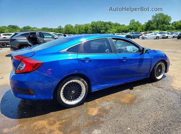 19XFC2F67KE016649 2019 HONDA CIVIC Blue Trasero derecho