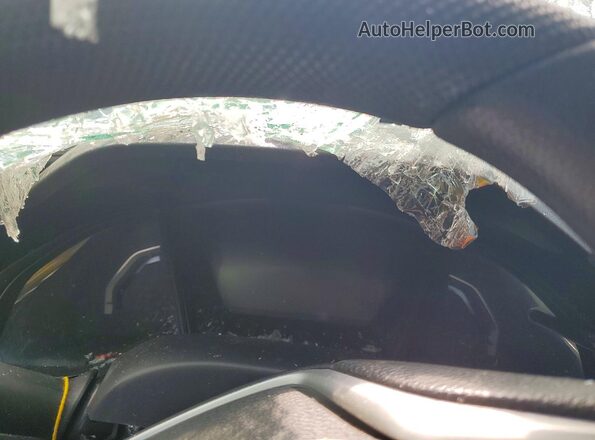 19XFC2F67KE016649 2019 HONDA CIVIC Blue Vista del cuadro de instrumentos