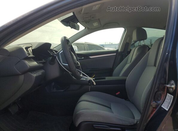 19XFC2F67KE207004 2019 HONDA CIVIC Blue Вид салону спереду