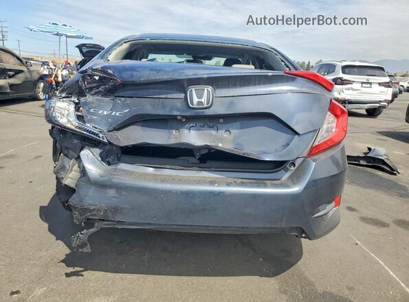 19XFC2F67KE207004 2019 HONDA CIVIC Blue Вид ззаду