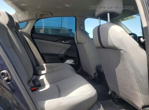 19XFC2F67KE207004 2019 HONDA CIVIC Blue Вид задніх сидінь