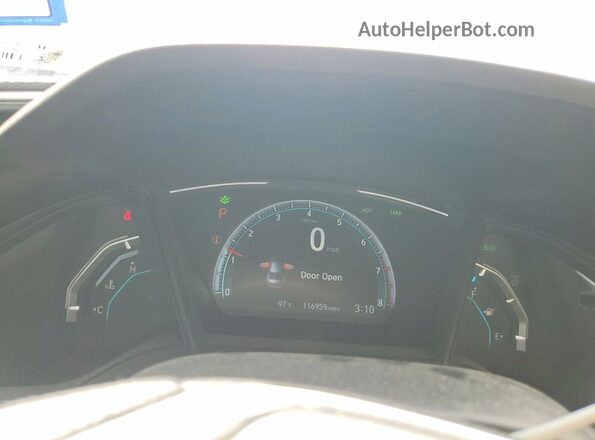 19XFC2F67LE007225 2020 HONDA CIVIC Серебряный Вид щитка приборов