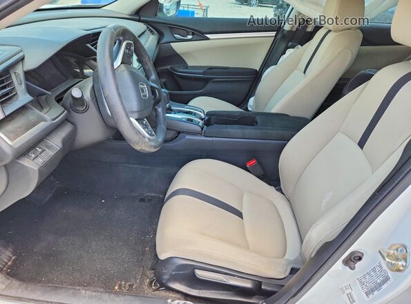 19XFC2F67LE018953 2020 HONDA CIVIC White Vista interior delantera