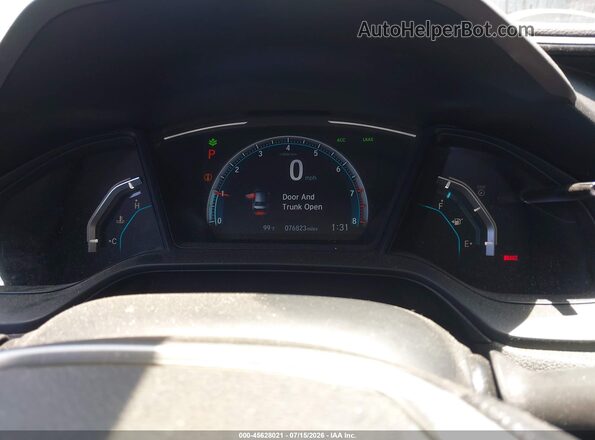 19XFC2F67LE201592 2020 HONDA CIVIC Dark Blue Vista de los asientos traseros