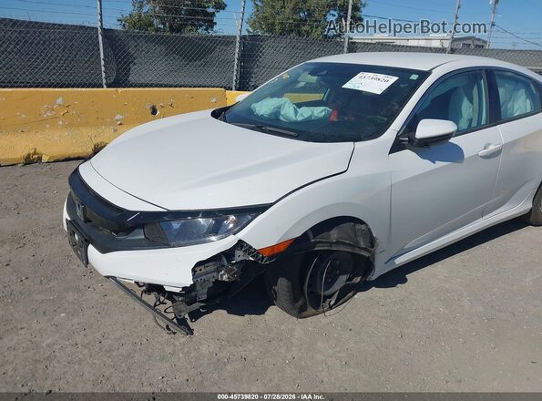 19XFC2F67LE210762 2020 HONDA CIVIC White Widok z przodu