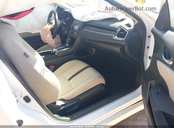 19XFC2F67LE210762 2020 HONDA CIVIC White Widok wnętrza z przodu