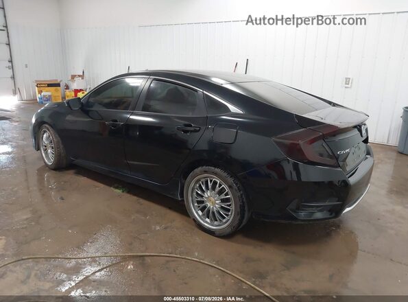 19XFC2F68KE010536 2019 HONDA CIVIC Black უკანა მარცხენა
