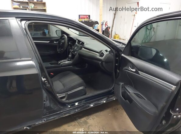 19XFC2F68KE010536 2019 HONDA CIVIC Black წინა სალონის ხედი