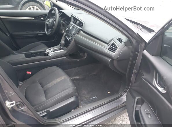 19XFC2F68KE046517 2019 HONDA CIVIC Gray Front interior view