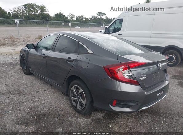 19XFC2F68KE046517 2019 HONDA CIVIC Gray Rear left