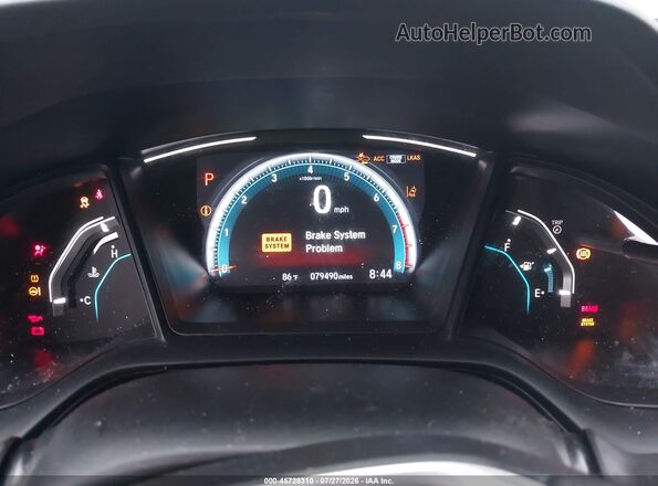 19XFC2F68KE046517 2019 HONDA CIVIC Gray Rear seats view
