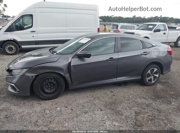 19XFC2F68KE046517 2019 HONDA CIVIC Gray 360 interior view