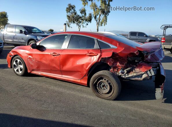 19XFC2F68KE209909 2019 HONDA CIVIC Red Rear left