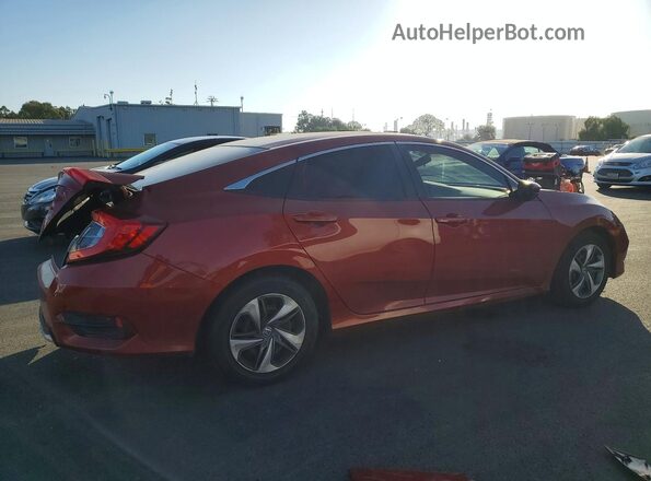 19XFC2F68KE209909 2019 HONDA CIVIC Red Rear right