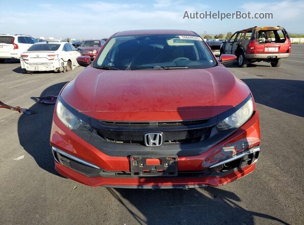 19XFC2F68KE209909 2019 HONDA CIVIC Red Front view