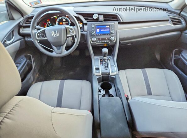 19XFC2F68KE210431 2019 HONDA CIVIC Gray წინა პანელის ხედი