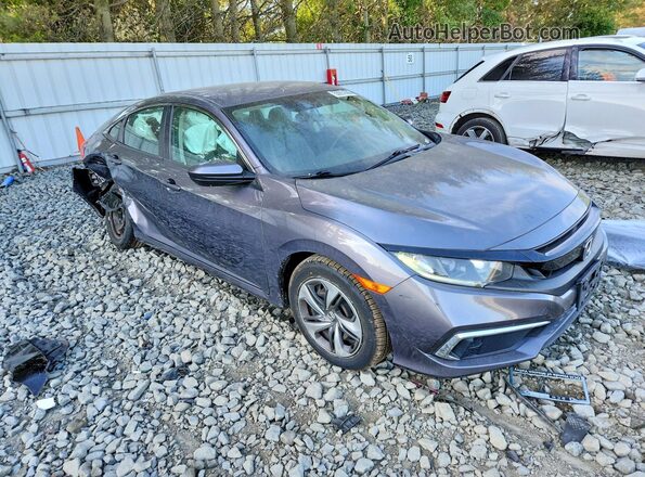 19XFC2F68KE210431 2019 HONDA CIVIC Gray წინა მარჯვენა