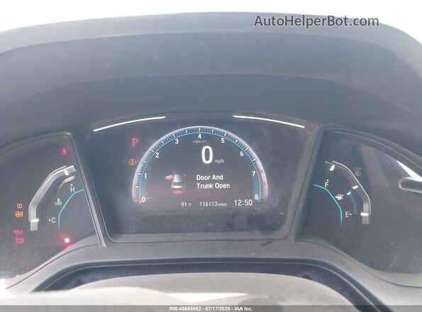 19XFC2F68LE203447 2020 HONDA CIVIC Silver უკანა სავარძლების ხედი
