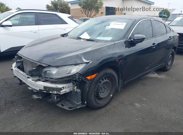 19XFC2F68LE207580 2020 HONDA CIVIC Черный Передняя левая четверть