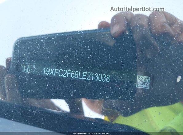 19XFC2F68LE213038 2020 HONDA CIVIC Dark Blue Вид подкапотного пространства