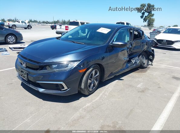 19XFC2F68LE213038 2020 HONDA CIVIC Dark Blue Передняя левая четверть