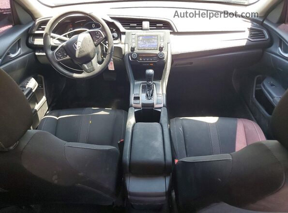 19XFC2F69KE024736 2019 HONDA CIVIC Blue Widok deski rozdzielczej