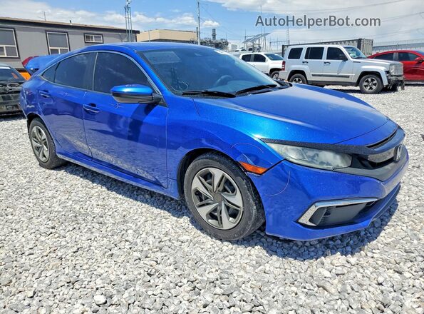 19XFC2F69KE024736 2019 HONDA CIVIC Blue Przód prawy