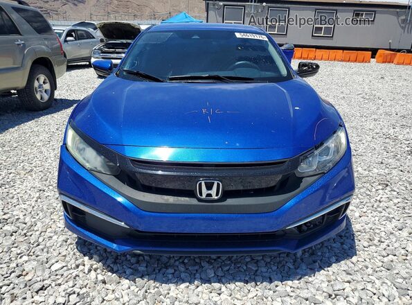 19XFC2F69KE024736 2019 HONDA CIVIC Blue Widok z przodu