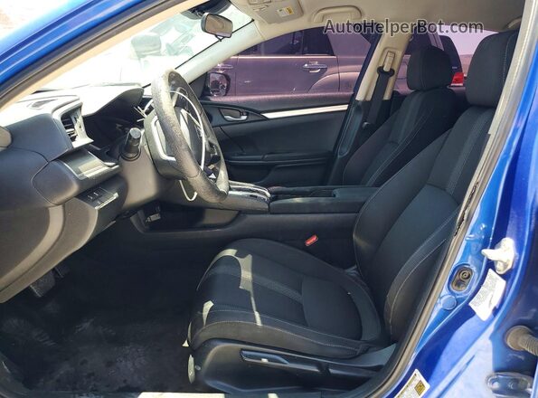 19XFC2F69KE024736 2019 HONDA CIVIC Blue Widok wnętrza z przodu