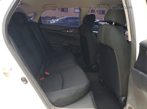19XFC2F69KE042766 2019 HONDA CIVIC White Հետևի նստատեղերի տեսք