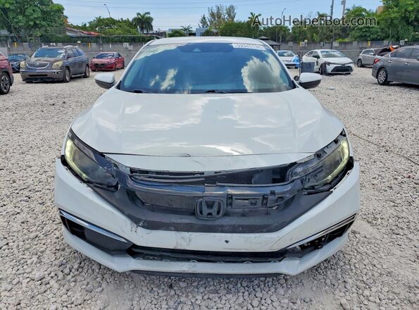 19XFC2F69KE042766 2019 HONDA CIVIC White Դիմացի տեսք