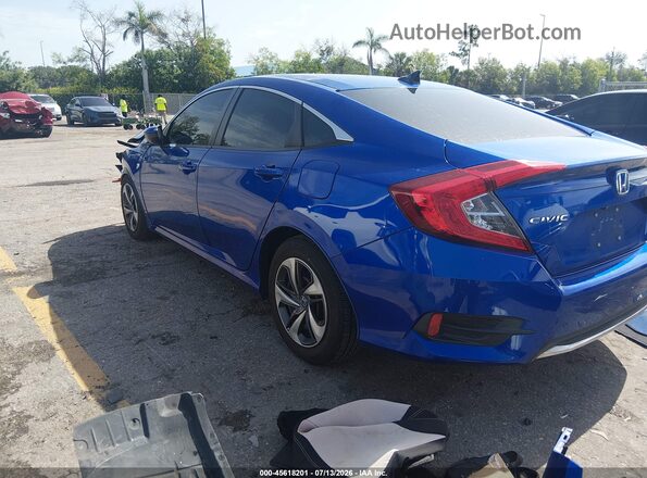 19XFC2F69KE049720 2019 HONDA CIVIC Blue Задня ліва чверть