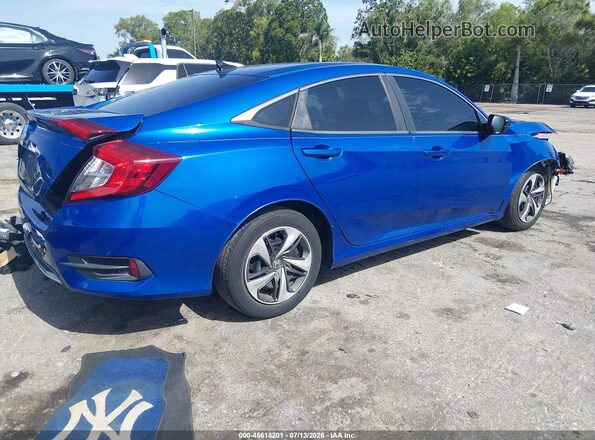 19XFC2F69KE049720 2019 HONDA CIVIC Blue Задня права чверть