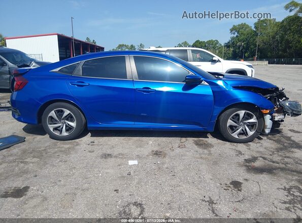 19XFC2F69KE049720 2019 HONDA CIVIC Blue Панорамний вид салону 360°