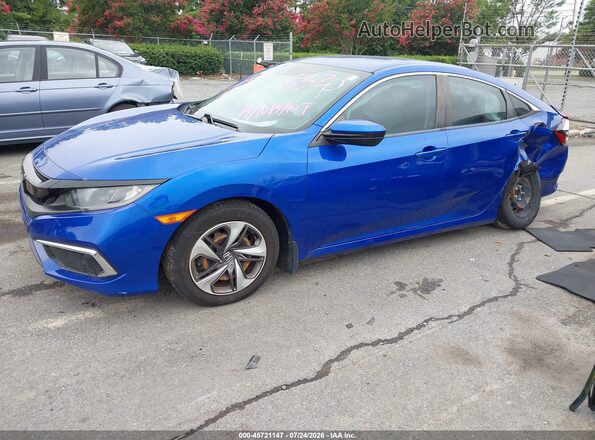 19XFC2F69LE006321 2020 HONDA CIVIC Blue Передня ліва чверть