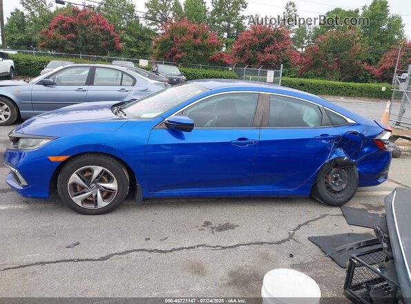 19XFC2F69LE006321 2020 HONDA CIVIC Blue Панорамний вид салону 360°