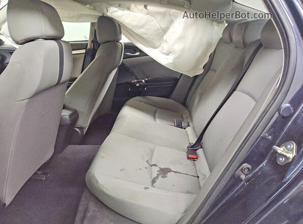 19XFC2F69LE013334 2020 HONDA CIVIC Gray Widok tylnych siedzeń
