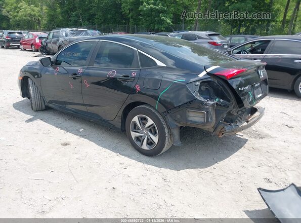 19XFC2F69LE025631 2020 HONDA CIVIC Black Задня ліва чверть