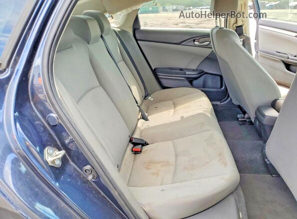 19XFC2F6XKE004768 2019 HONDA CIVIC Blue Widok tylnych siedzeń