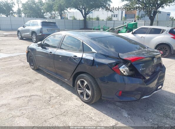 19XFC2F6XKE004768 2019 HONDA CIVIC Dark Blue Tył lewy