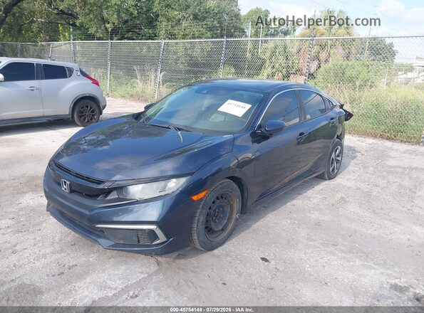19XFC2F6XKE004768 2019 HONDA CIVIC Dark Blue Przód lewy