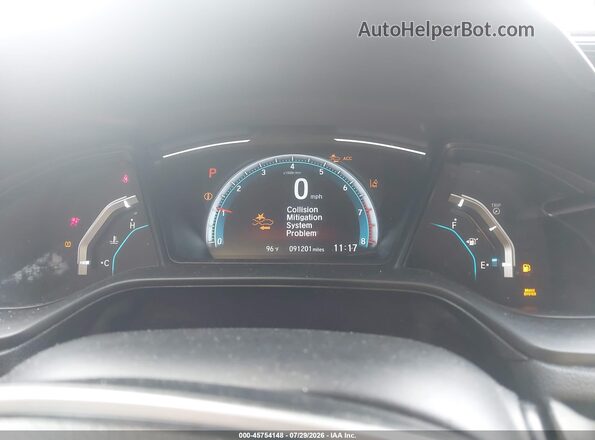 19XFC2F6XKE004768 2019 HONDA CIVIC Dark Blue Widok tylnych siedzeń
