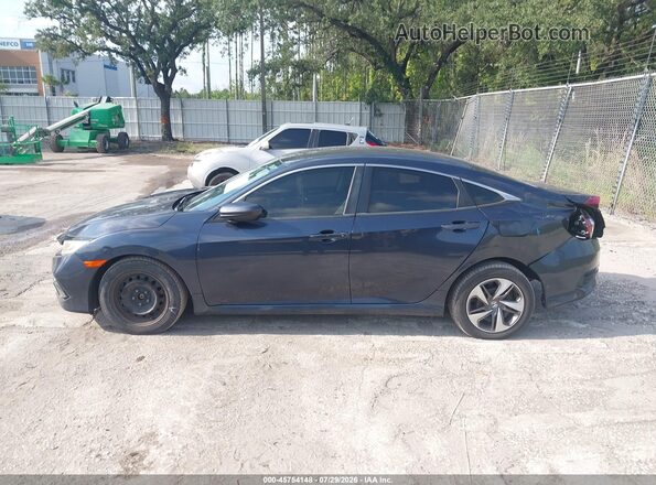 19XFC2F6XKE004768 2019 HONDA CIVIC Dark Blue Widok wnętrza 360 stopni
