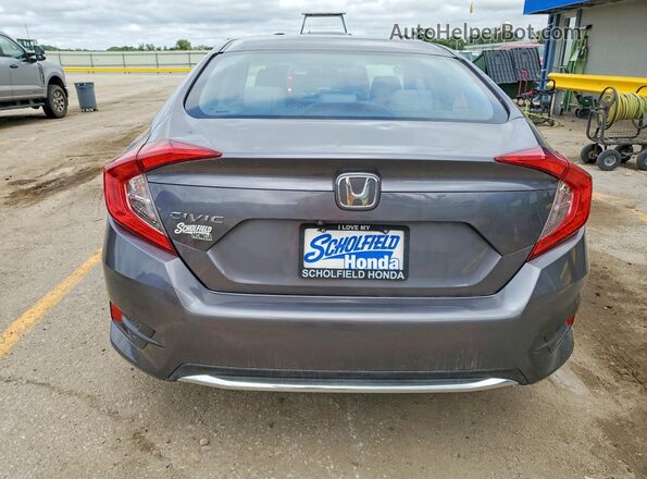 19XFC2F6XKE029492 2019 HONDA CIVIC Gray Vista trasera