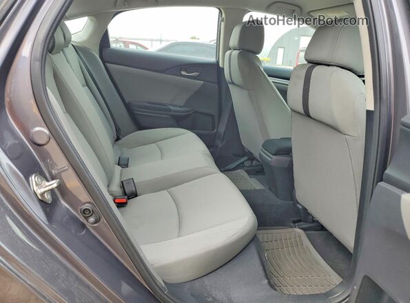 19XFC2F6XKE029492 2019 HONDA CIVIC Gray Vista de los asientos traseros