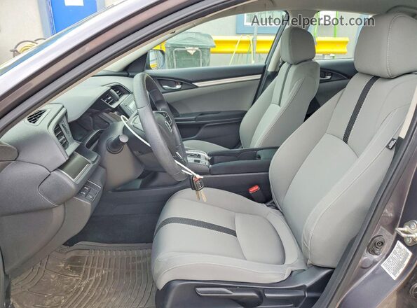 19XFC2F6XKE029492 2019 HONDA CIVIC Gray Vista interior delantera