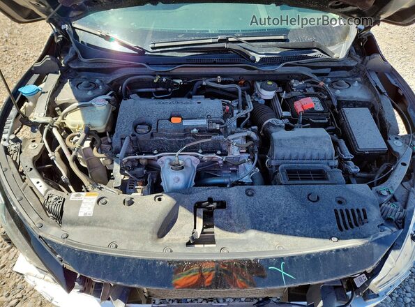 19XFC2F6XKE032280 2019 HONDA CIVIC Черный Вид задней части салона