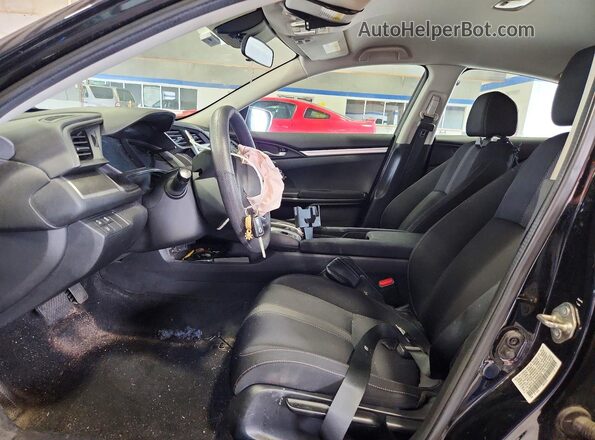 19XFC2F6XKE035079 2019 HONDA CIVIC Black Front interior view
